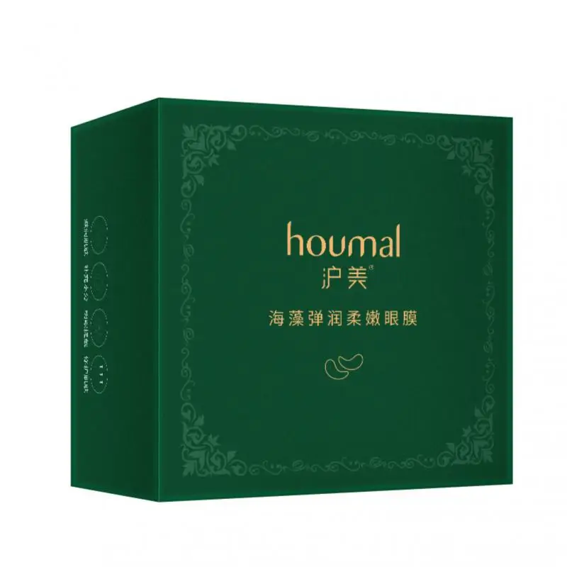 Маска для глаз с морскими водорослями черными жемчужинами и темными кругами 60 шт.