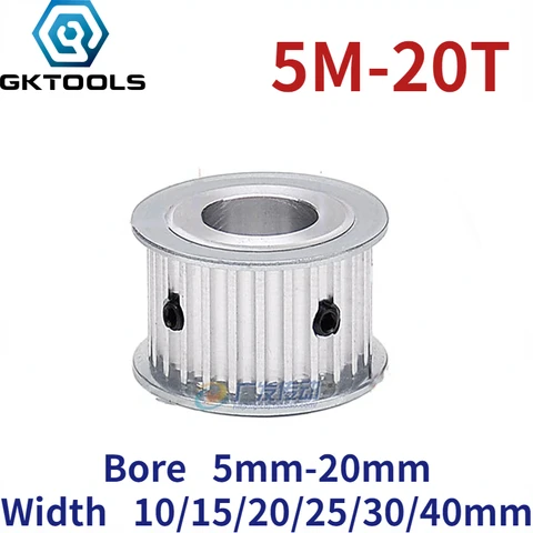 5 м 20 зубьев AF Двусторонняя плоская синхронная канавка шириной 10/15/20/26/30/40 мм hole5/6/8/10/12/12.7/14/15/16/17/18/19/20 мм