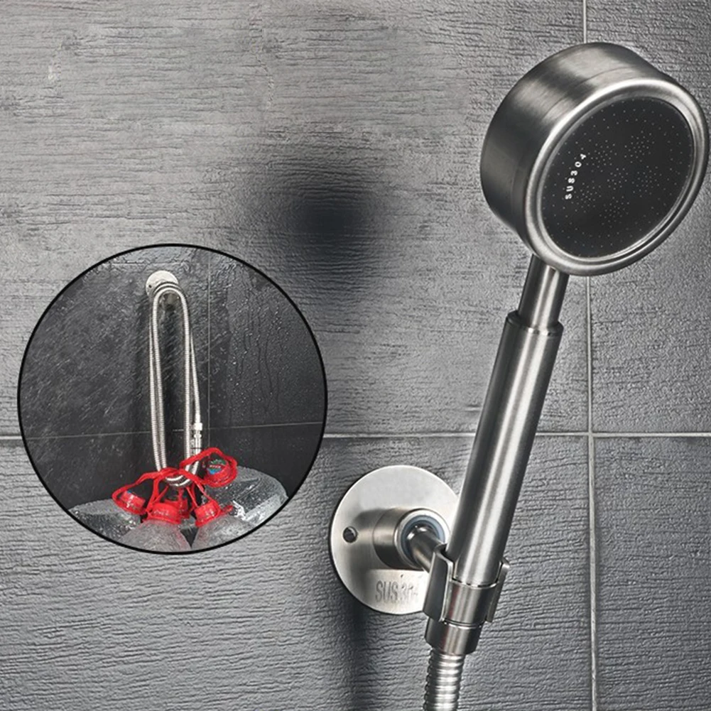 home adjustable angle stainless steel shower head holder universal durable heavy duty with screws hotel waterproof wall mounted free global shipping