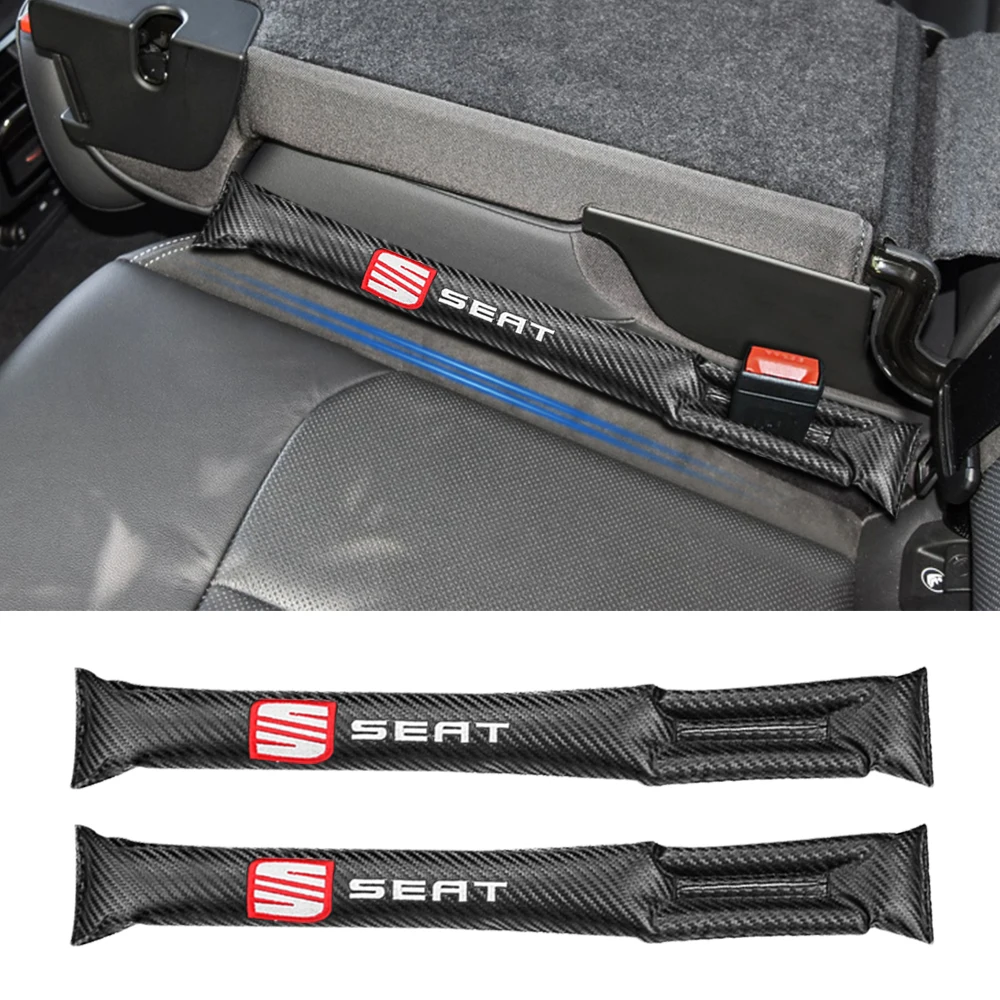 

Car Seat Gap Fill Soft Padding Leather Leak Plug Spacer Decorative Interior Accessories For Seat Leon Ibiza Cushion Altea Xl MK