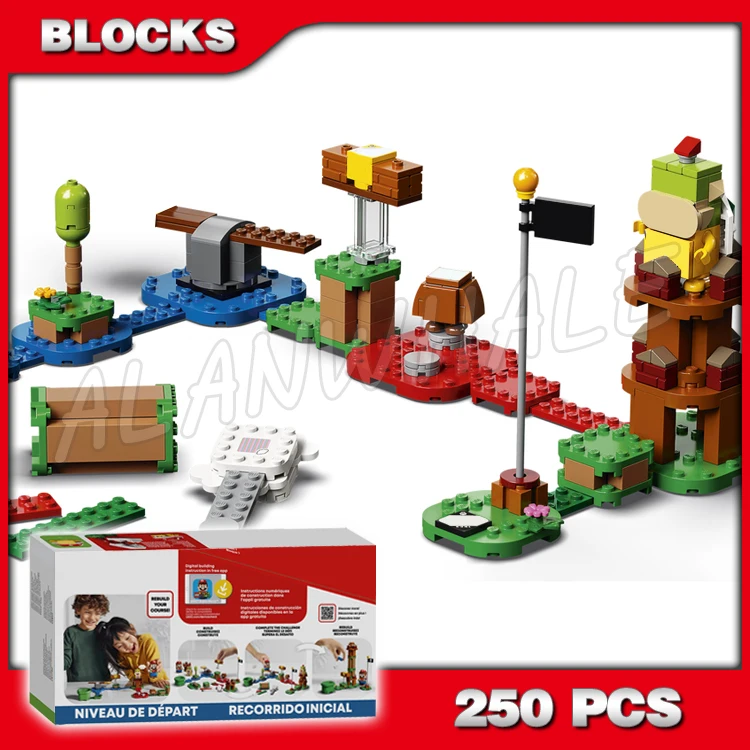 

Пусковой Набор 250 шт., пусковой набор с подарком, стартовая труба, гол, полюсные игры, приключения 60020, строительные блоки, игрушки, подарки, со...