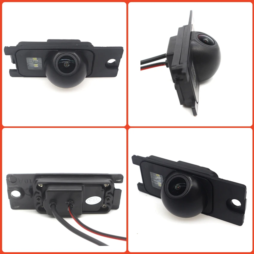 Автомобильная камера заднего вида резервная номерного знака светодиодная