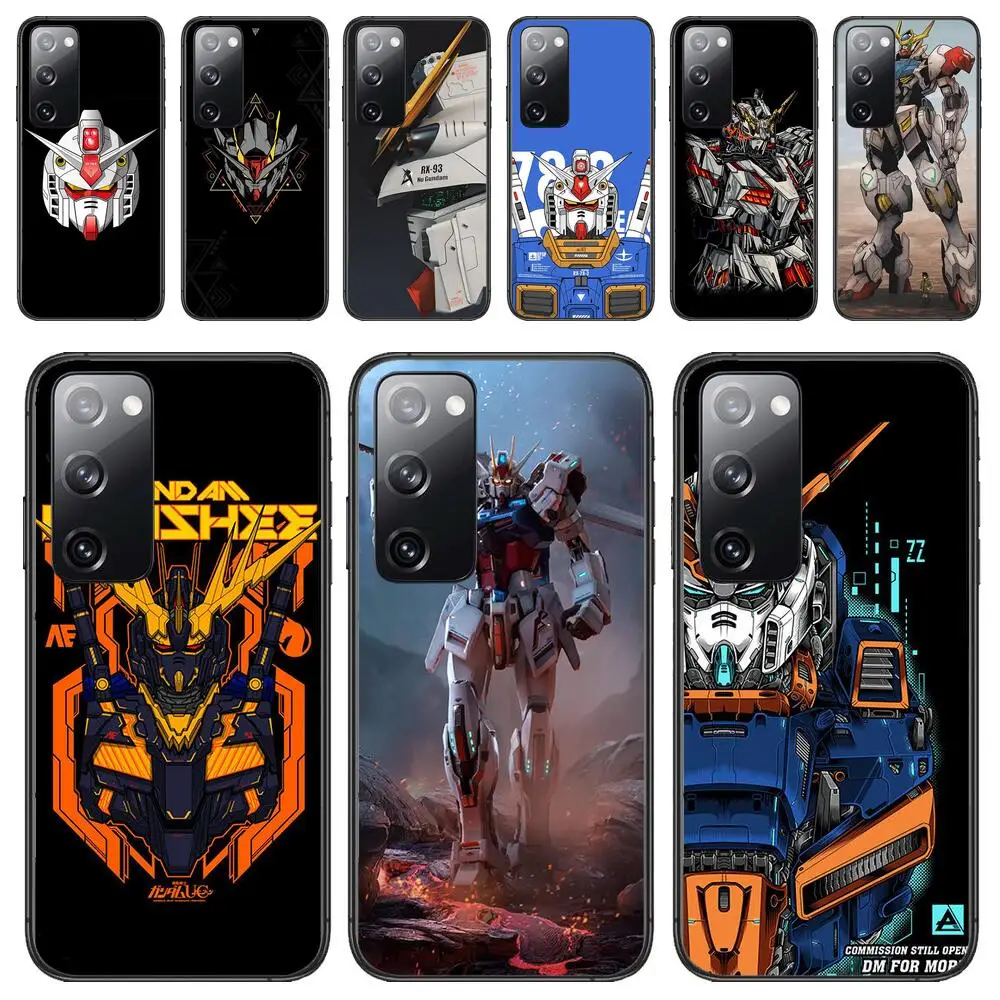 

Mobile Suit Gundam Phone cover For Samsung Galaxy S30 s21 fe s20 s7 s5 s8 Plus s9 s10 s10e s21 Ultra Note 10 lite Phone case Bla