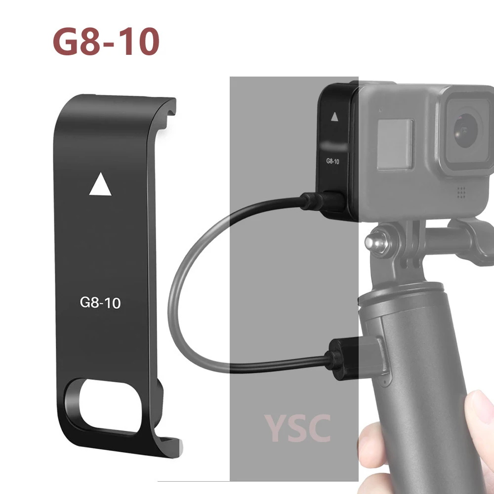 

Ulanzi G8-10 Camera Battery Compartment Cover durable Quick Release Type-C Charging Port side Cover Compatible for GoPro Hero 8
