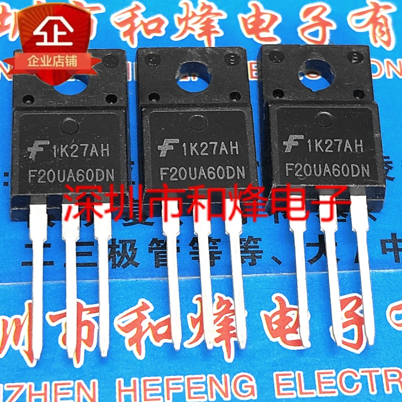 

30pcs original new F20UA60DN FFPF20UA60DN TO-220F 600V 20A