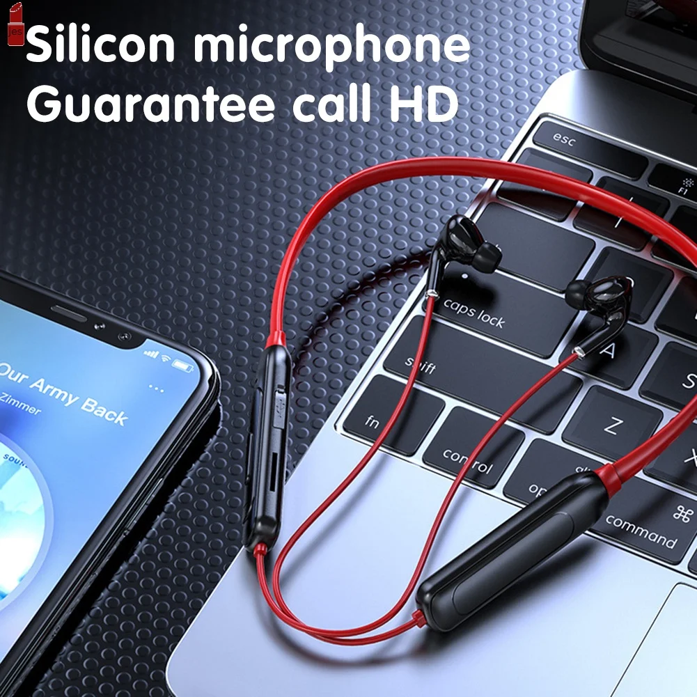 

M60 Wireless Headsets Bluetooth 5.1 Long Standby Time With TF Card Slot Sports Binaural Gaming Headset For Smart Phones