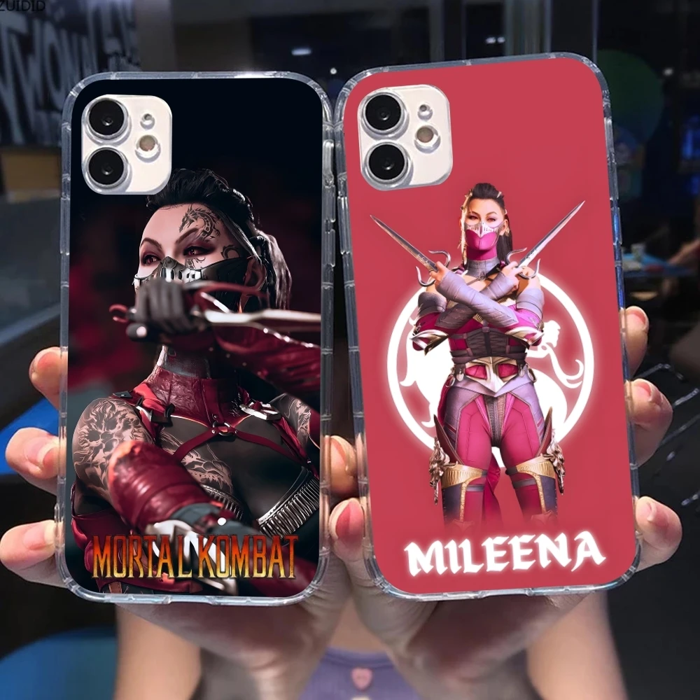 Чехол для мобильного телефона Mortal Kombat Mileena iPhone 16 15 14 13 12 11 X XR XS 8 Pro Max Plus Mini