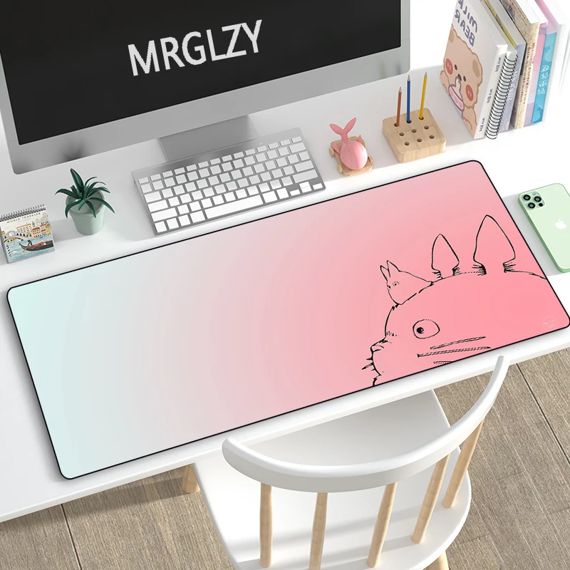 Classic Anime Mouse Pad Large Mousepad Gaming Accessoroes Laptop Gamer XXL Waterproof Keyboard Cute DeskMat MY NEIGHBOUR TOTORO enlarge