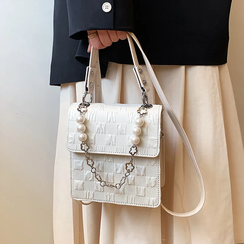 

Personalized Shoulder Bag Women's Bag 2022 Summer New Popular All-match Messenger Bag Niche Design Portable Small Square Bag