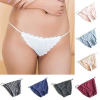 2022 sex thong sports comfortable briefs string female lingerie simple cotton sexy women underwear cute lace seamless panties