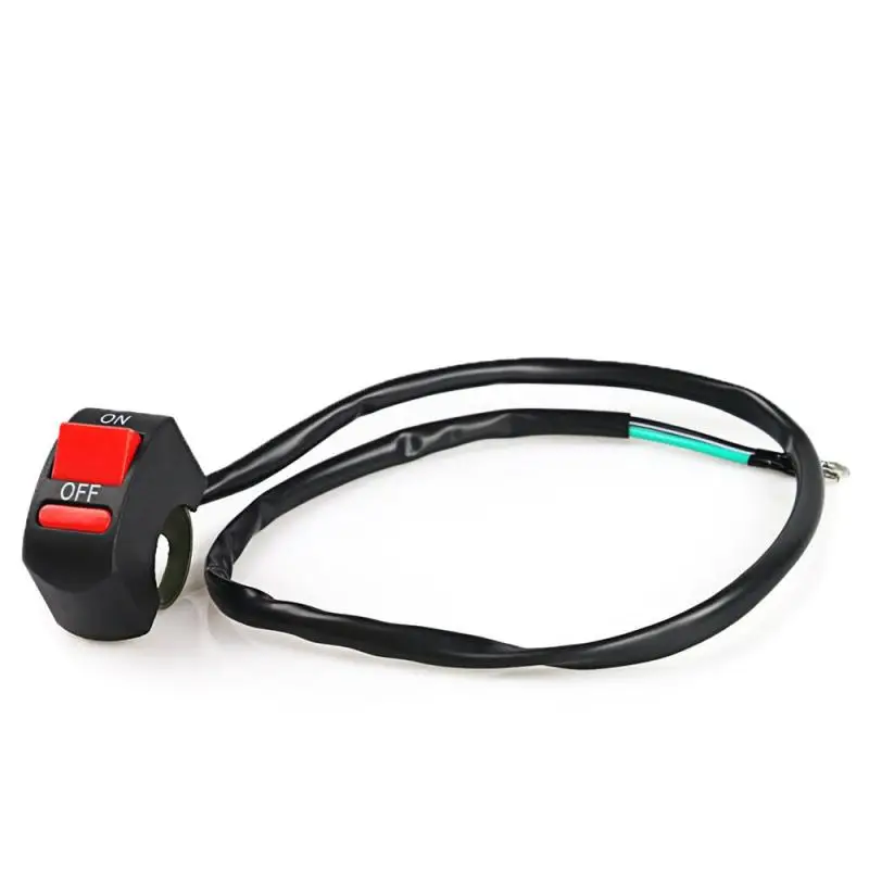 Motorcycle Handlebar Flameout Switch ON OFF Power Button for Moto Motor ATV Bike DC12V/10A Black Universal | Автомобили и