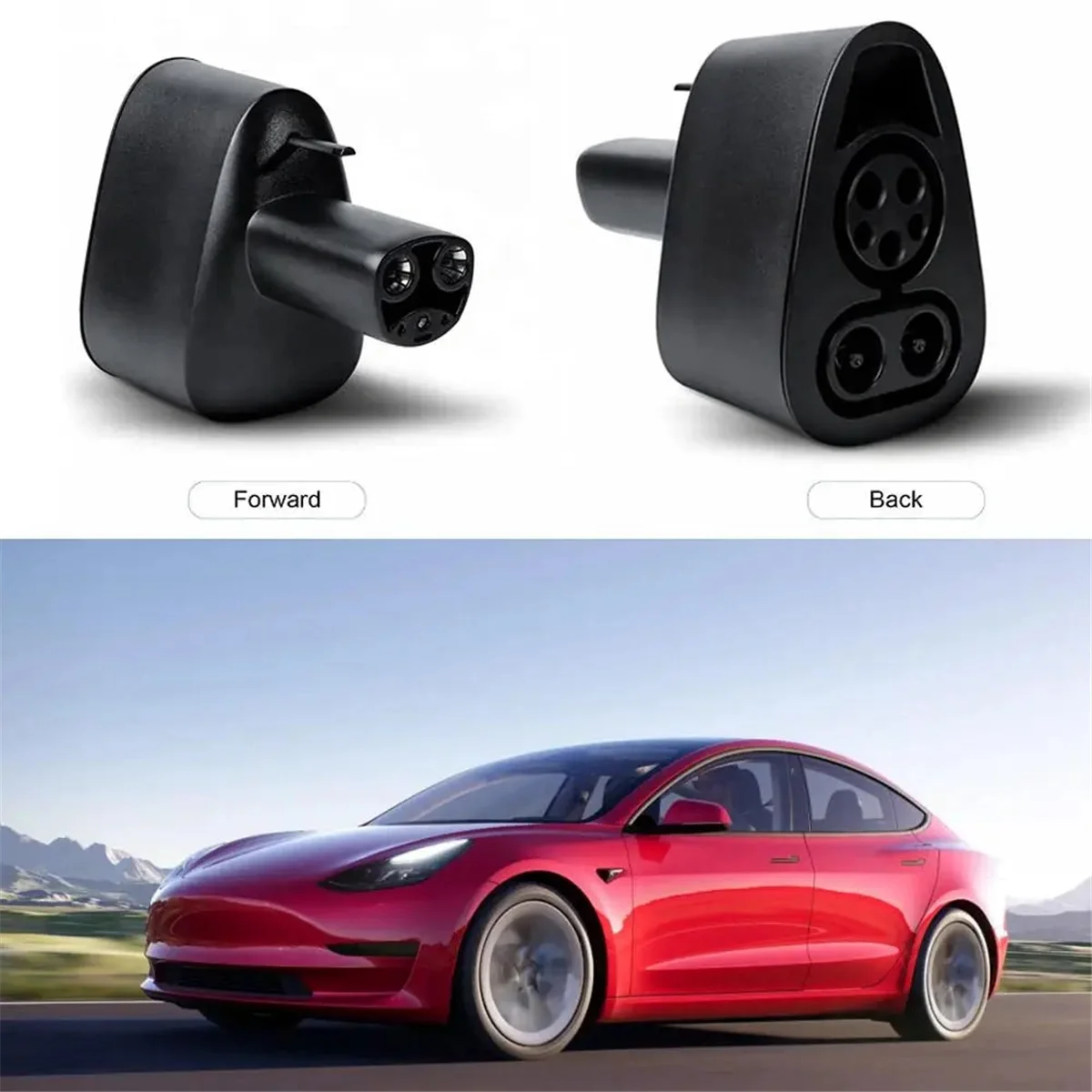 Адаптер быстрой зарядки CCS 1 для Tesla модели 3/S/X/Y до 250 кВт зарядное устройство