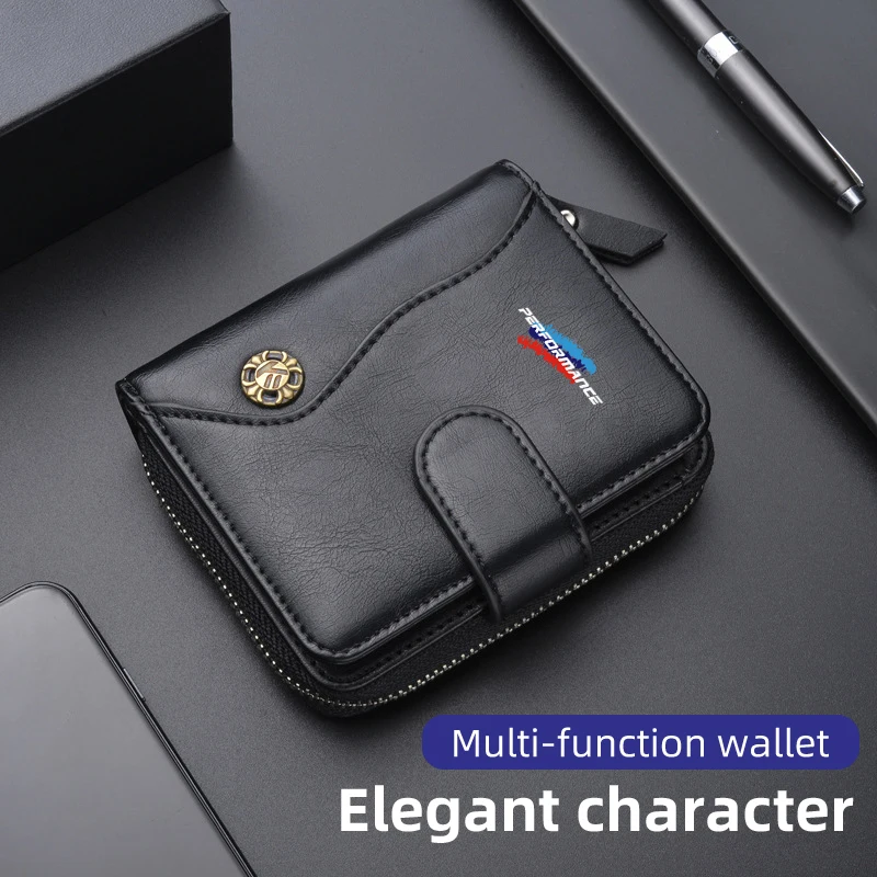 Кошелек с логотипом автомобиля кошелек для денег BMW Performance X1 X3 X5 E39 E46 E90 F20 E60 F30 E36 F10