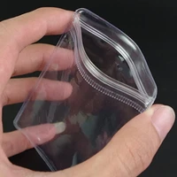 self seal plastic bags clear pvc jewelry organizer rings earrings packing storage pouch transparent anti oxidation poly pouch