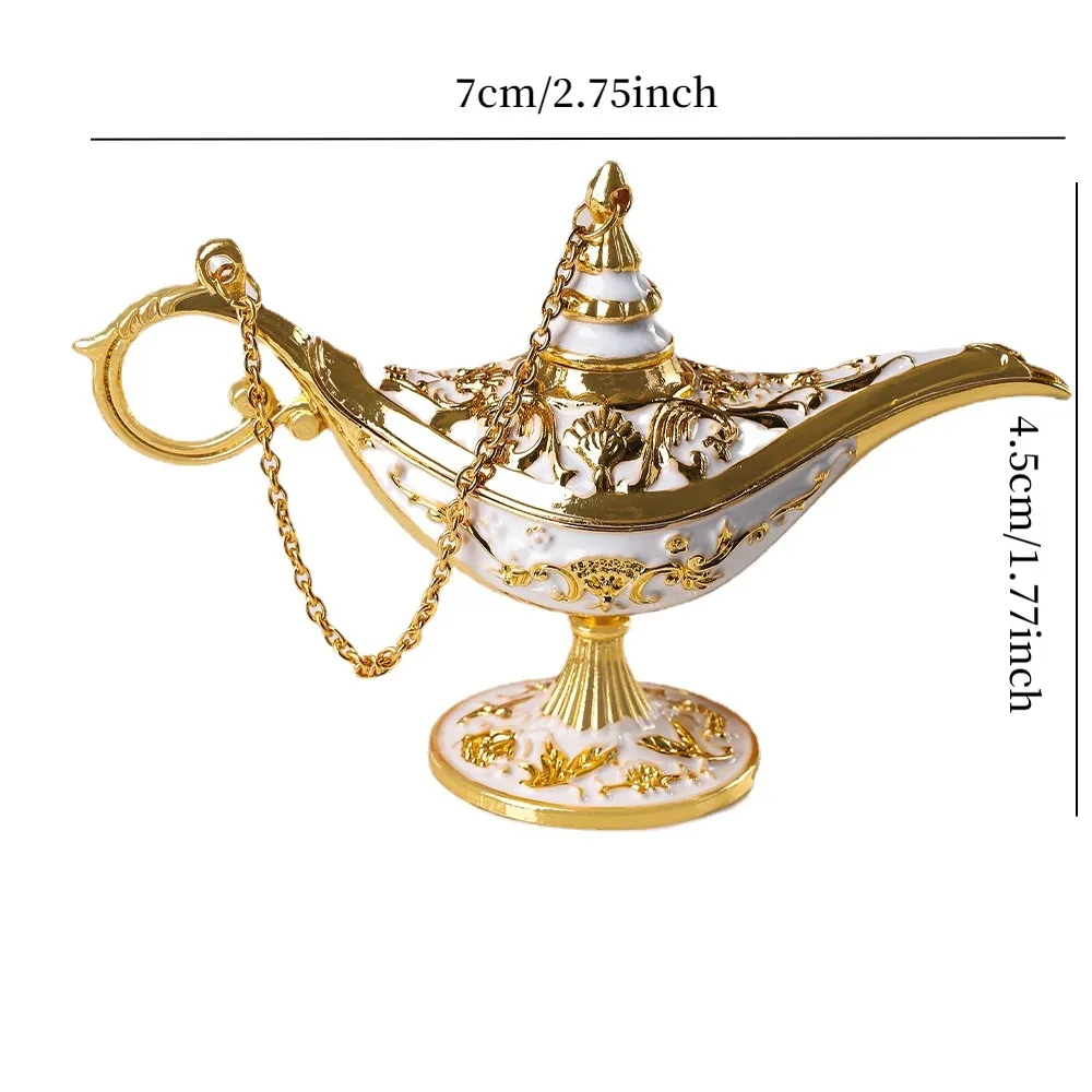 

Винтажная металлическая лампа джина