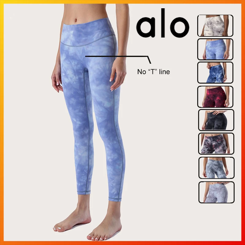 

Alo Yoga Sexy Women's Trousers Skin-friendly Without Embarrassment Line Sports Leggings Outdoor Training Fitness Yoga Pants 1913