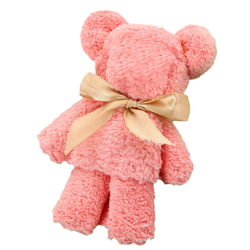 Коралловое бархатное полотенце в виде медведя для взрослых детей праздника