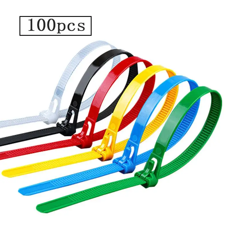 

Кабельные стяжки нейлон черные 100 шт