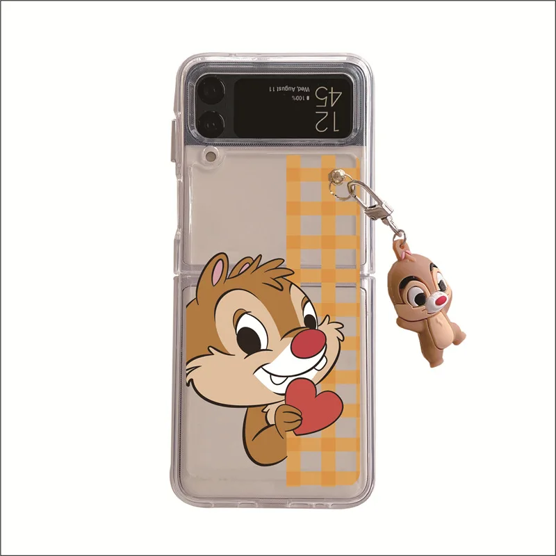 

Cartoon Animals Phone Case for Samsung Galaxy Z Flip 3 Z Flip 4 Hard PC Back Cover for ZFlip3 ZFlip4 Case for Lady Girls