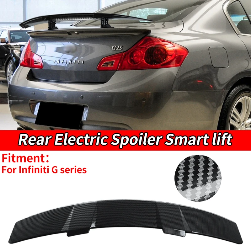 

Car Universal Electric Rear Spoiler Wing Trunk Tail Remote Control Modification Accessorie For Infiniti-G Series