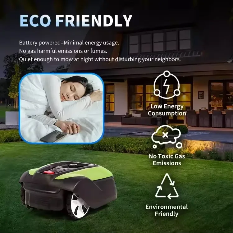 Садовая беспроводная автоматическая Gps роботизированная газонокосилка с