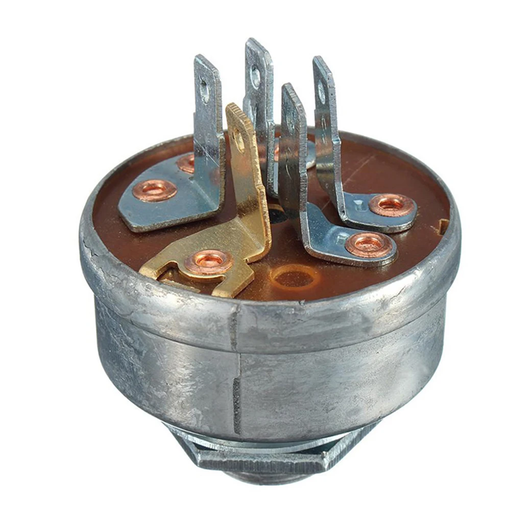 

Ignition Key Switch Part 5 Spade Terminal S L G B M Ignition Start Switch Key Ignition Switch Replace Kits for MTD 725-0267A