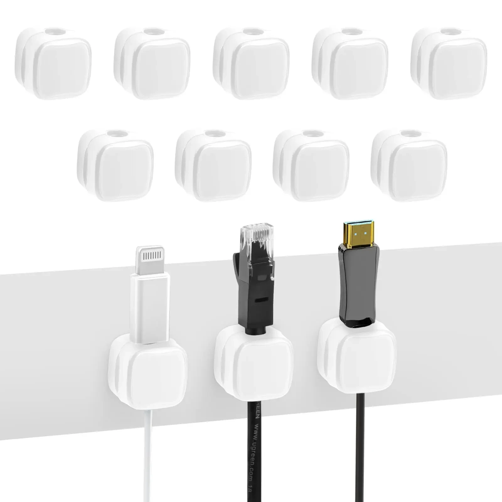 3/6 шт./набор, магнитные зажимы для кабелей | AliExpress