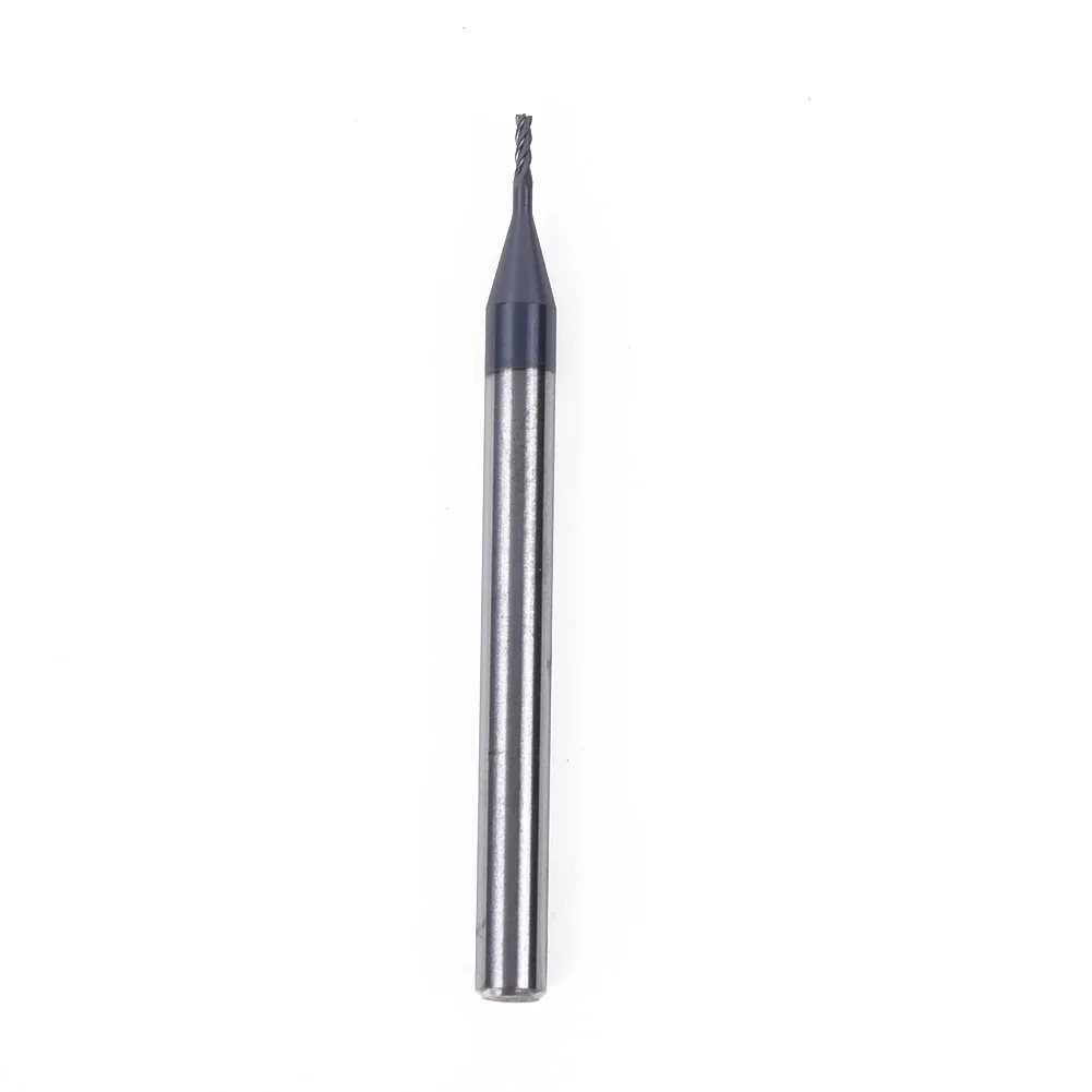 

1 Pc AlTiN Coated Solid Carbide Milling Cutter End Mill 4 Teeth HPC 1MM-20MM For Finishing Roughing Professional Hand Tools