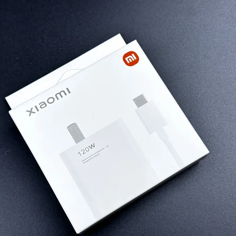 Зарядное устройство Xiaomi 120 Вт с европейской вилкой оригинальный кабель для