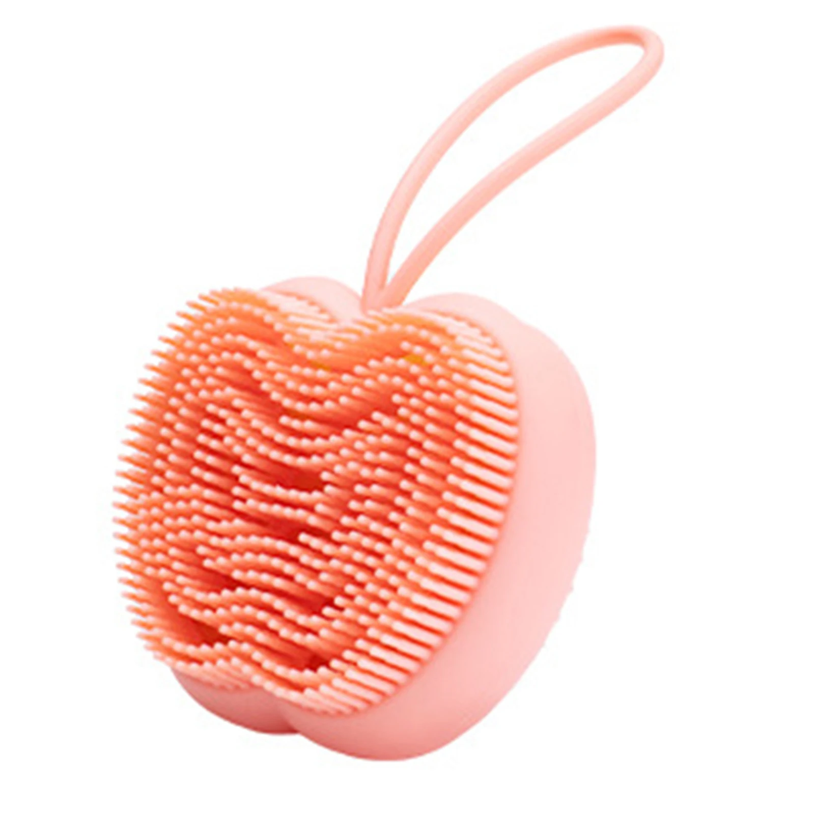 

Silicone Massager Shampoo Brush Handheld Cleaning Skin Scrubber for Bathroom Shower Body Cleaning