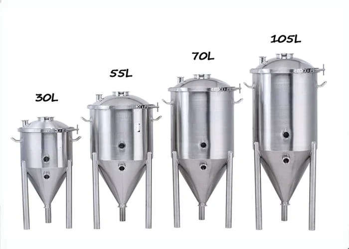 e 30 л 55 75 105 конический ферментер оборудование для пивоварни под давлением