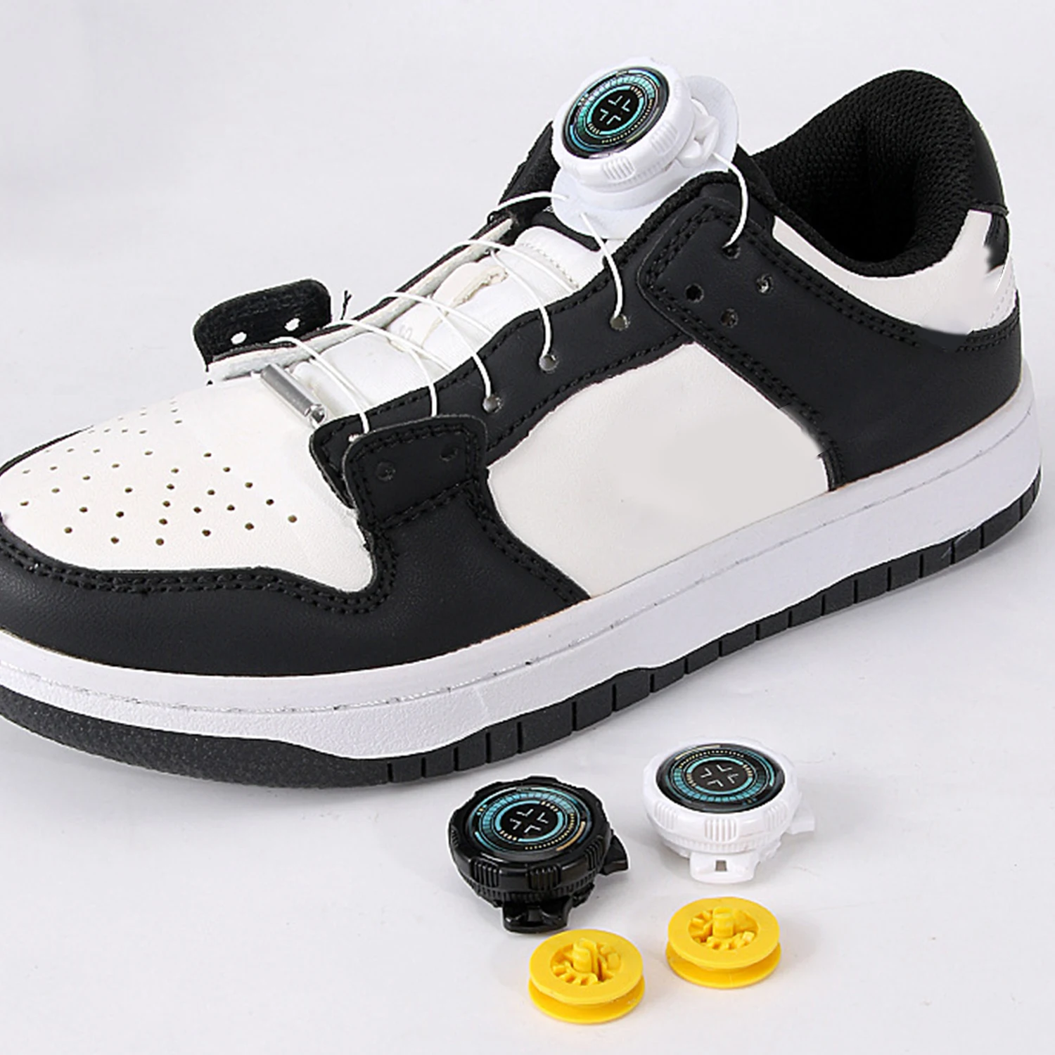 Шнурки спортивные с автоматическим вращением без застежки, эластичные, без шнурков, креативные ленивые, 1 пара