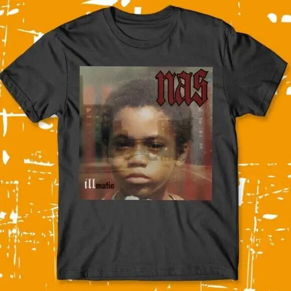 Футболка Nas Illmatic Cover новинка S-5XL новый хип-хоп быстрая доставка! !