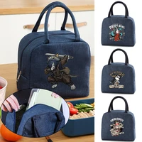 women lunch bag thermal insulated lunch box tote cooler handbag portable waterproof bento pouch dinner food storage container