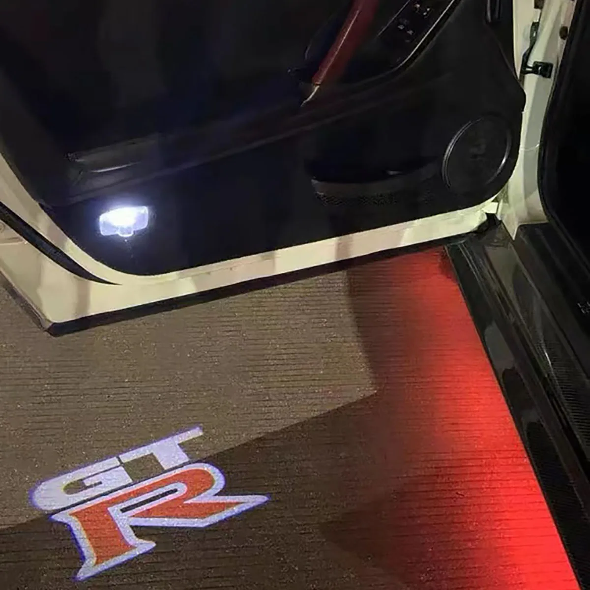 

2Pcs Led Car Door Logo Light HD Laser Welcome Lamps For Nissan GTR GT-R R35 T31 Sylphy X-TrailMurano Z51 Car Goods Decoration