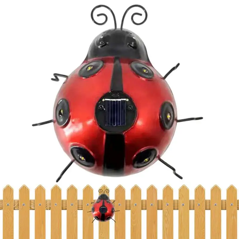 

Солнечные наружные фонари «божья коровка»