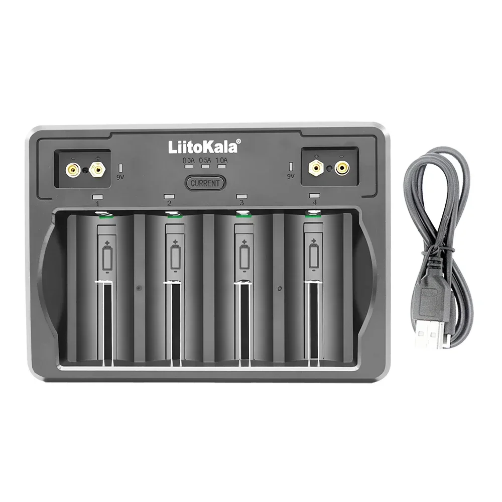 10 шт. LiitoKala Lii-D4XLLii-D4 21700 зарядное устройство для 18650 18350 26650 16340 3,7 В 1,2 В Ni-MHCd, AA AAA SC D зарядное устройство (art.: 3920cbac80218) - 3920cbac80218
