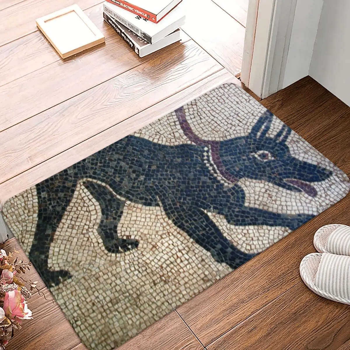 

Cave Canem- Ancient Pompeii Doormat Polyester Floor Mat Durable Carpet Kitchen Entrance Rugs Mats Bathroom Anti-slip Footpad