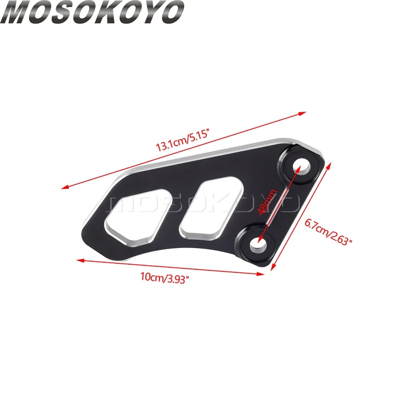 Направляющая для защиты цепи для Yamaha TW200 05-2022 XT225 05-07 XT250 08-22, алюминиевая направляющая цепи с ЧПУ для мотоцикла, защитная крышка (art.: 3920cdff7cc34) - 3920cdff7cc34