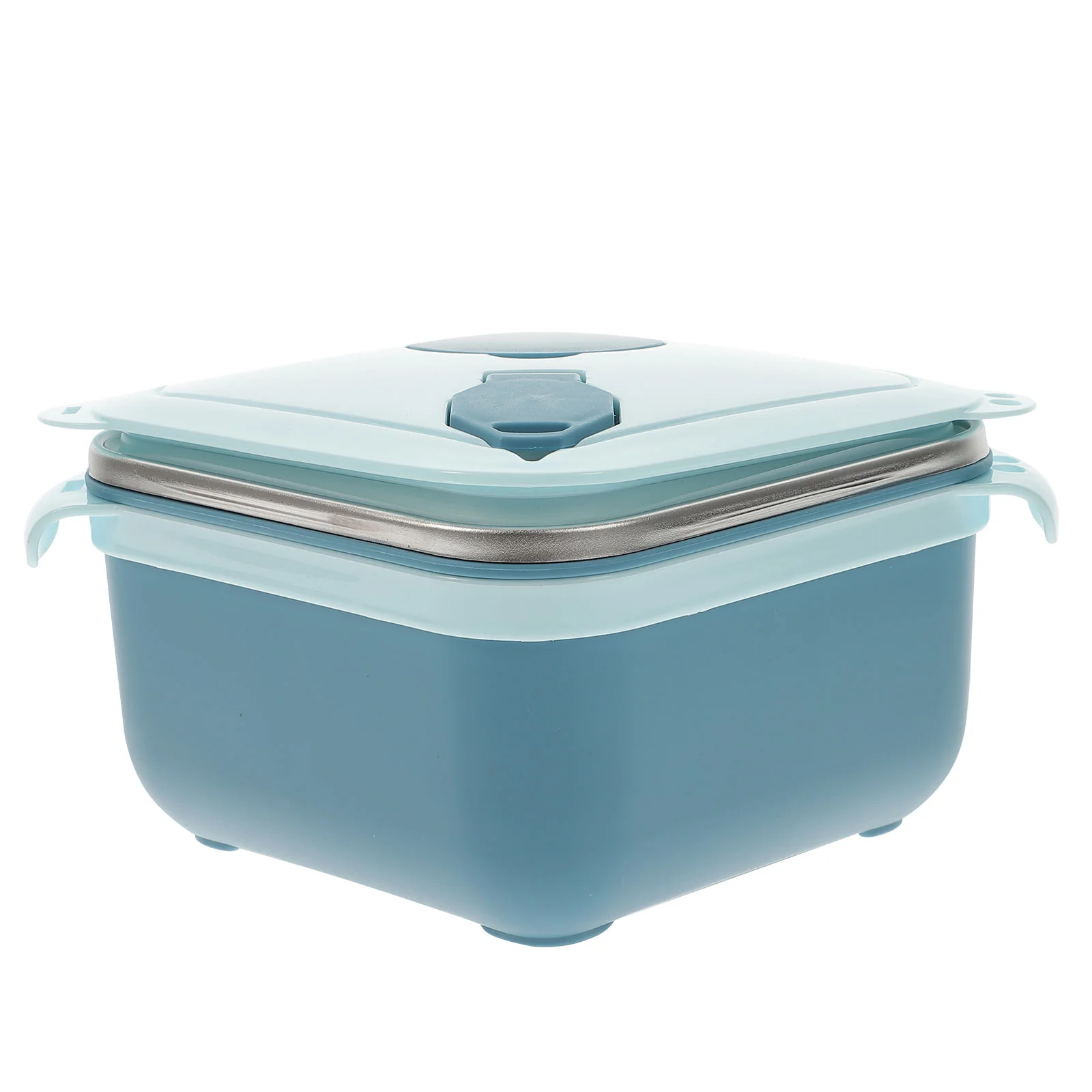 

Instant Noodle Bowl Noodle Bowl Lid Multifunction Bowl Large Bowls Square Portable Noodle Bowl Pp Stainless Steel Bowl Student