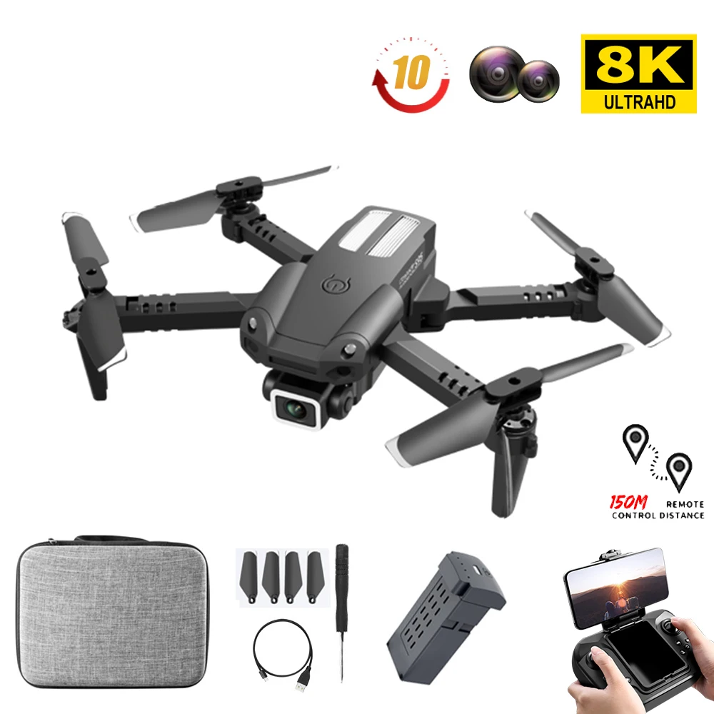 

2022 New S95 Mini Drone 4K HD Dual Camera Profesional WiFi FPV Drones Height Keep Helicopter RC Foldable Quadcopter Toys for Boy