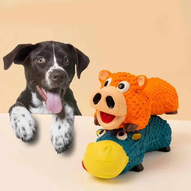 

Жевательная игрушка для собак, Свинка с длинным телом, в форме коровы, пищалка для собак, игрушки для прорезывания зубов, товары для домашних животных, аксессуары для собак, игрушки для собак средних и больших собак