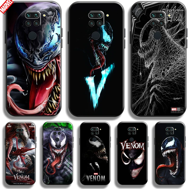 

Venom Marvel For Xiaomi Redmi 10X 4G Phone Case 6.53 Inch Soft Silicon Coque Cover Black Funda Captain America Comics Thor