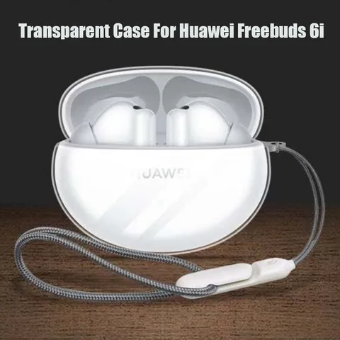 Прозрачный чехол из ТПУ для Huawei FreeBuds 6i 5i TAMISTER