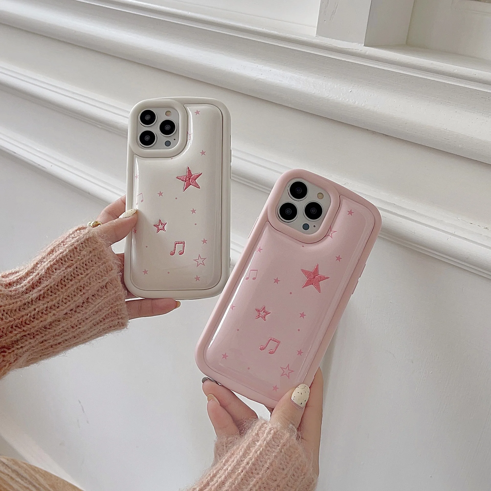 

Luxury Bumper Star Phone Case For iPhone 14 11 12 13 Pro Max 14 Plus Soft Shockproof Back Cover