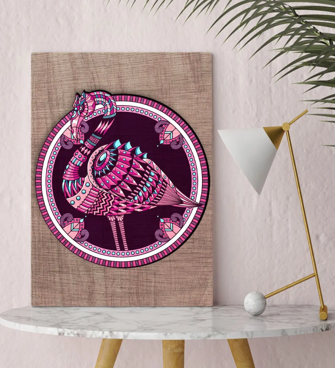 

Холщовый стол BK Home с Фламинго 30x50 см-1