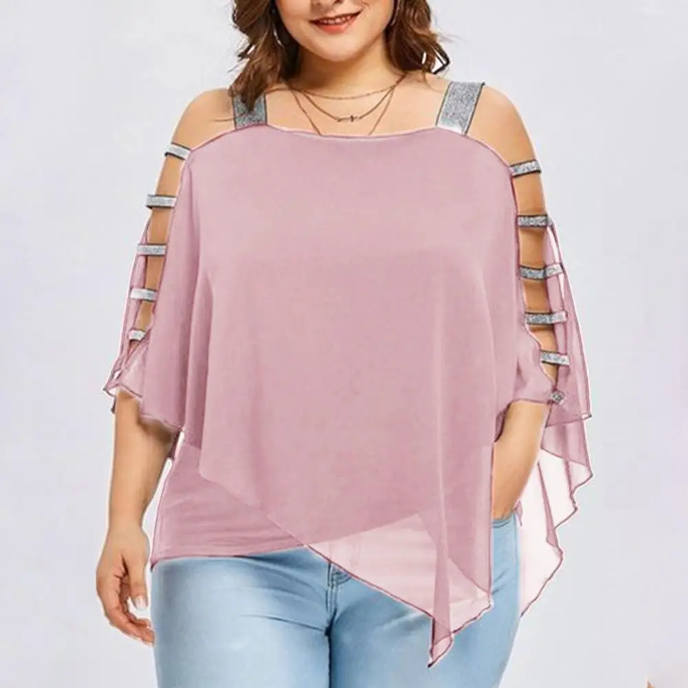 

Lightweight Soft Batwing Sleeves Blouse Top for Dating Women Blouse Lightweight Soft Batwing Sleeves Blouse Top for Dating