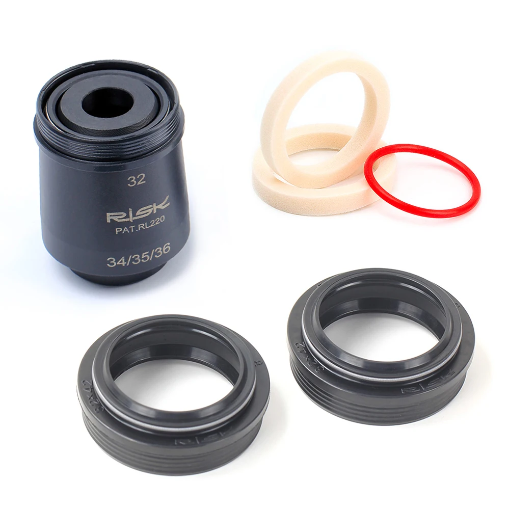 

32/34/35/36mm bike Bicycle Suspension Front Fork Dust Seal Kit Oil Seal Sponge Rings 4in1 Installation Tool Driver Bike part
