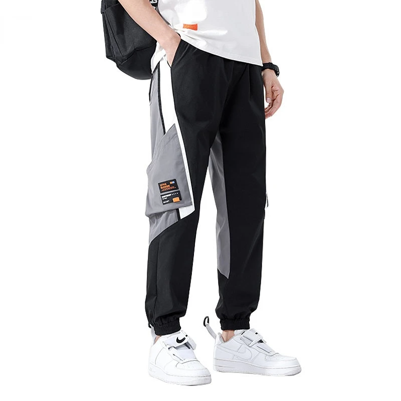 

Spring New Fashion Men Thin Streetwear Male Ankle Casual Joggers Pants Men Hip Hop Casual Trousers Cargo Pants