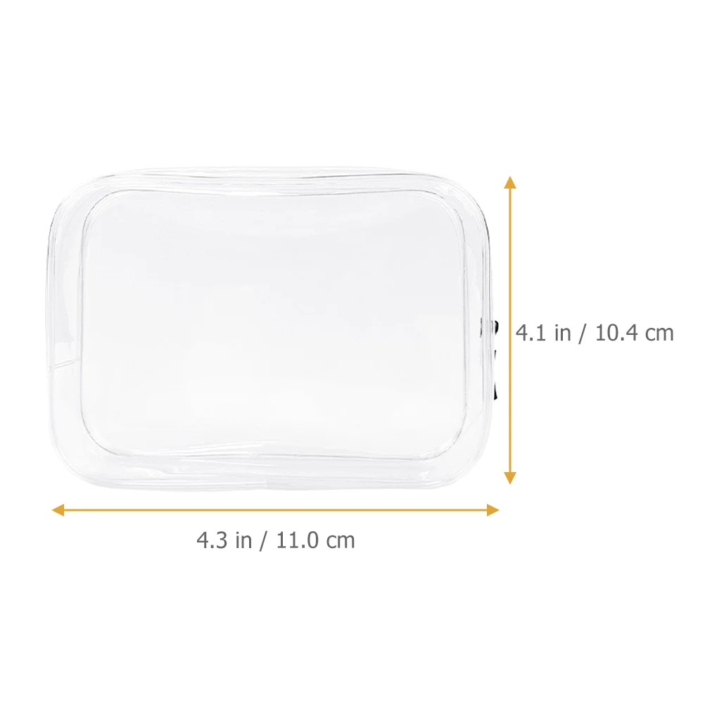 Сумка из 2 предметов прозрачная сумка для макияжа путешествий чехол-органайзер